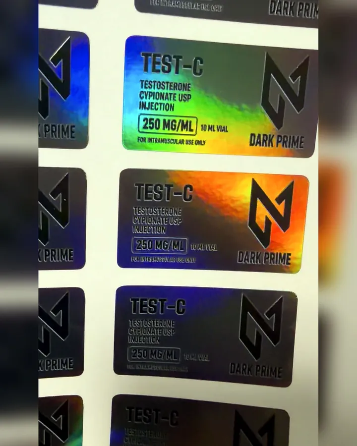 Dark Prime holographic labels