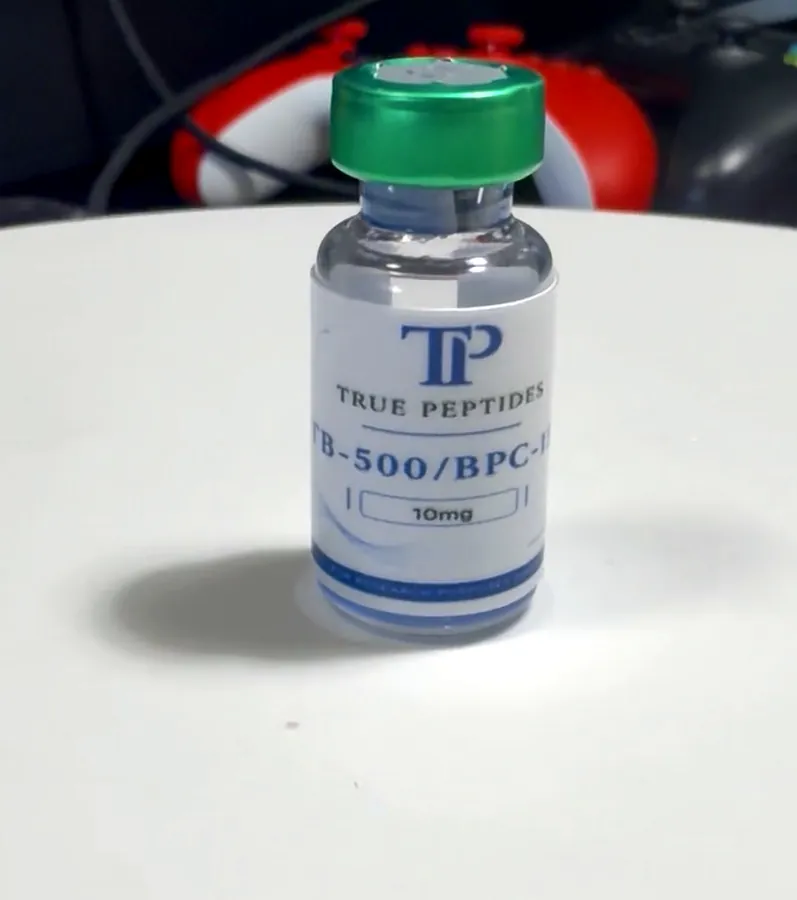 Gloss label on vial