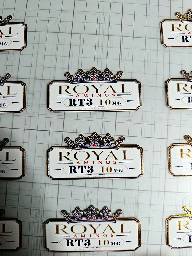 Royal RT3 labels