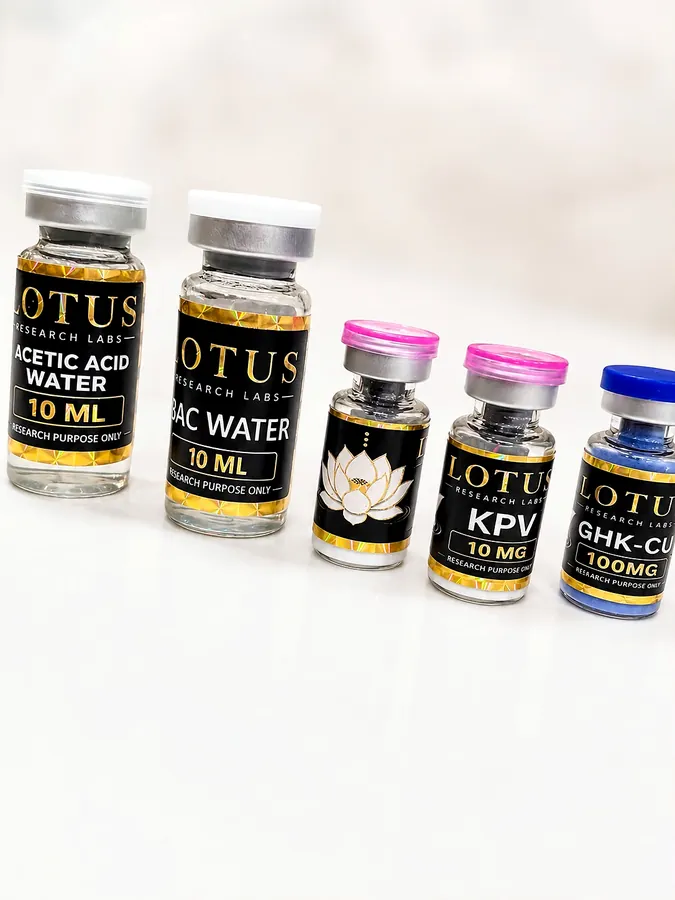 Lotus vial lineup
