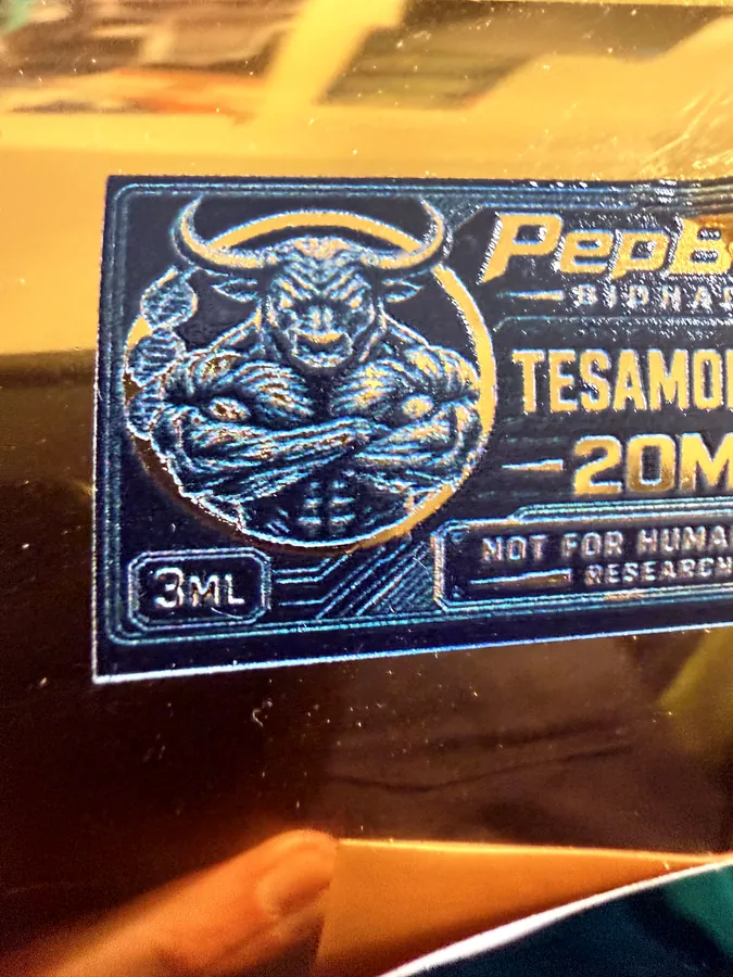 PepBull Tesamorelin UV label