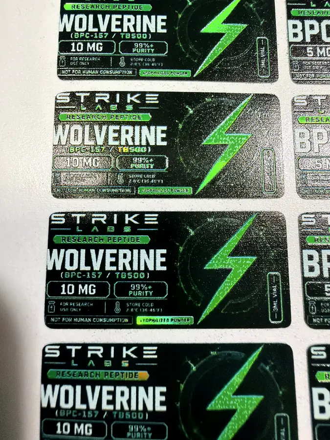 Strike Wolverine labels