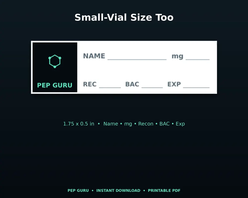 Label mockup