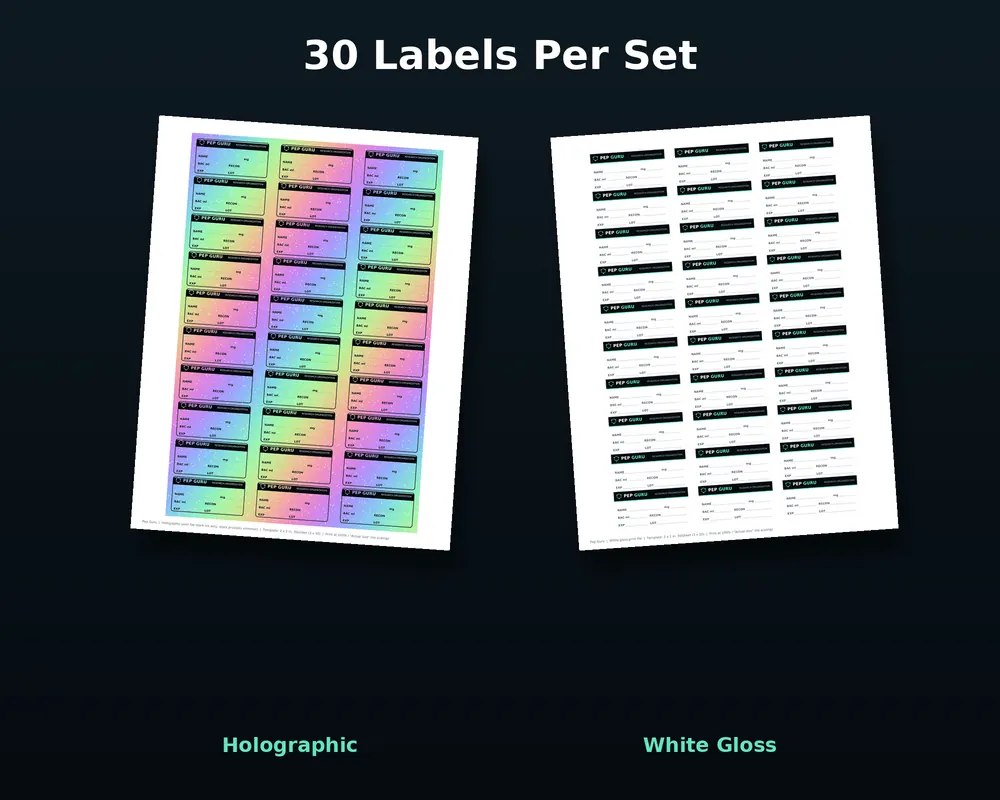Label mockup