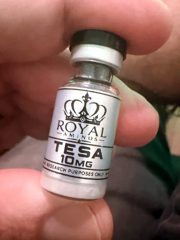 1-color thermal printed vial label